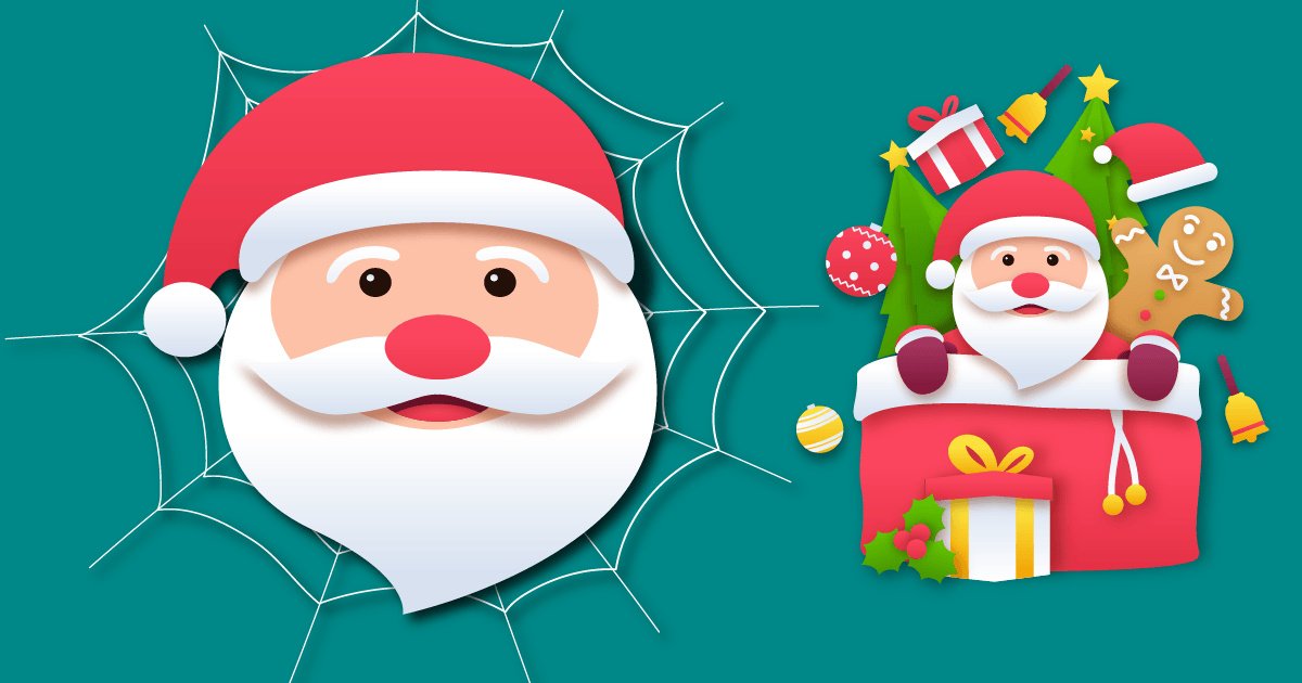 Image Spider Santa Claus